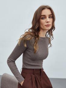 MOTF PREMIUM Suéter delgado - Marrón Mocha - Ver 10