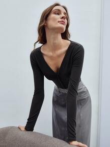 SHEIN Ribbed Bodysuit