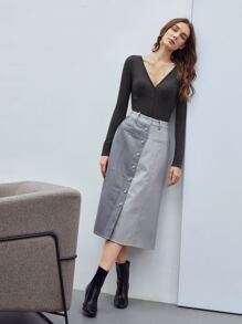 SHEIN Ribbed Bodysuit