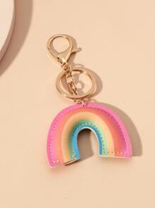 Rainbow Charm Keychain - Multicolor - View 3