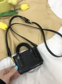 Túi đeo chéo Nữ - màu đen - Xem 3