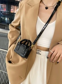 Túi đeo chéo Nữ - màu đen - Xem 4