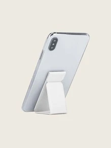 Giá đỡ điện thoại di động kéo đẩy màu trơn - trắng - Xem 2