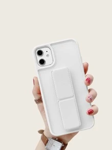 Giá đỡ điện thoại di động kéo đẩy màu trơn - trắng - Xem 5