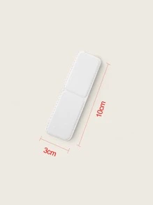 Giá đỡ điện thoại di động kéo đẩy màu trơn - trắng - Xem 7