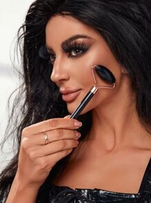 SHEIN BASIC LIVING Face Roller-Black - Black - View 1