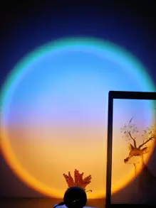 BASIC LIVING 1pc Sunset Projection Lamp - Multicolor - View 2