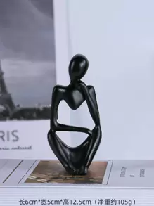 3pcs Figure Graphic Art Decoration Best Gifts Birthday Graduation - Black - View 5