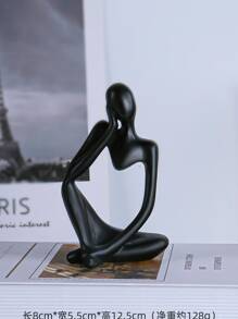 3pcs Figure Graphic Art Decoration Best Gifts Birthday Graduation - Black - View 6