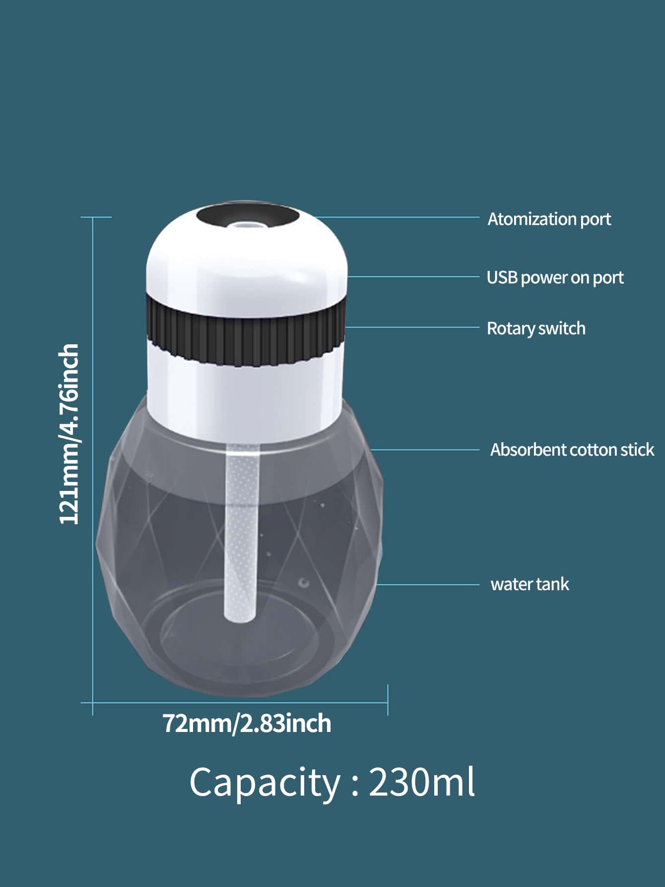 Car Humidifier With Atmosphere Light | SHEIN USA