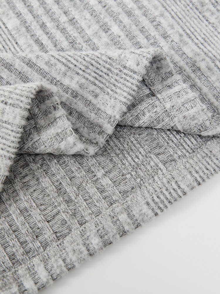Girls Ribbed Knit Sweater Dress