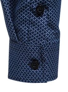 Manfinity Mode 男士菱形印花襯衫