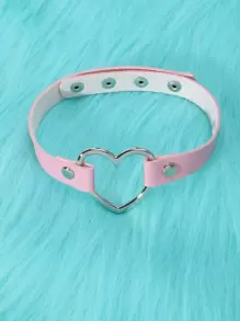 ROMWE J-Fashion 愛心裝飾頸鏈 - 彩色 - 查看 3