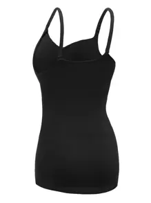 SHEIN 2 Packs Maternity Seamless Cami Top For Mother - Multicolor - View 3