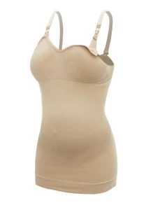 SHEIN 2 Packs Maternity Seamless Cami Top For Mother - Multicolor - View 5