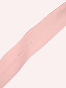 Plus Size Solid Wide Belt Halloween