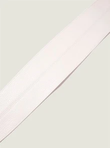 Plus Lace-up Corset Belt - White - View 6