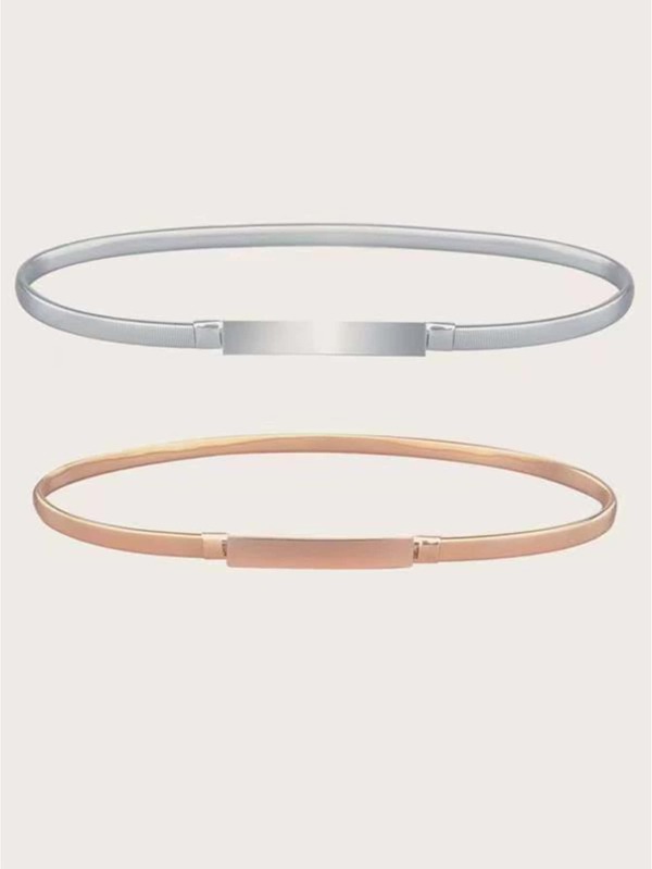 Solide metallic riem