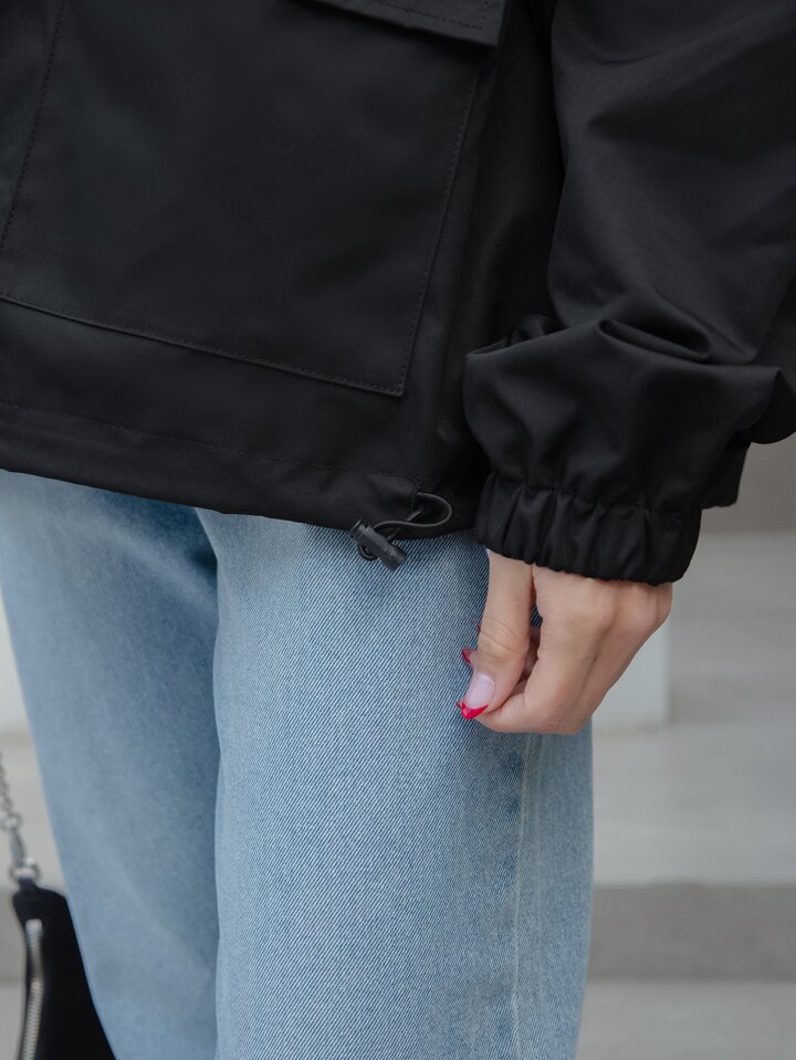 DAZY ドロップショルダー ドローストリング フード付き テディージャケット DAZY ジップアップ ドロップショルダー ドローストリング