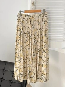 DAZY 印花百褶半身裙 - 彩色 - 查看 9