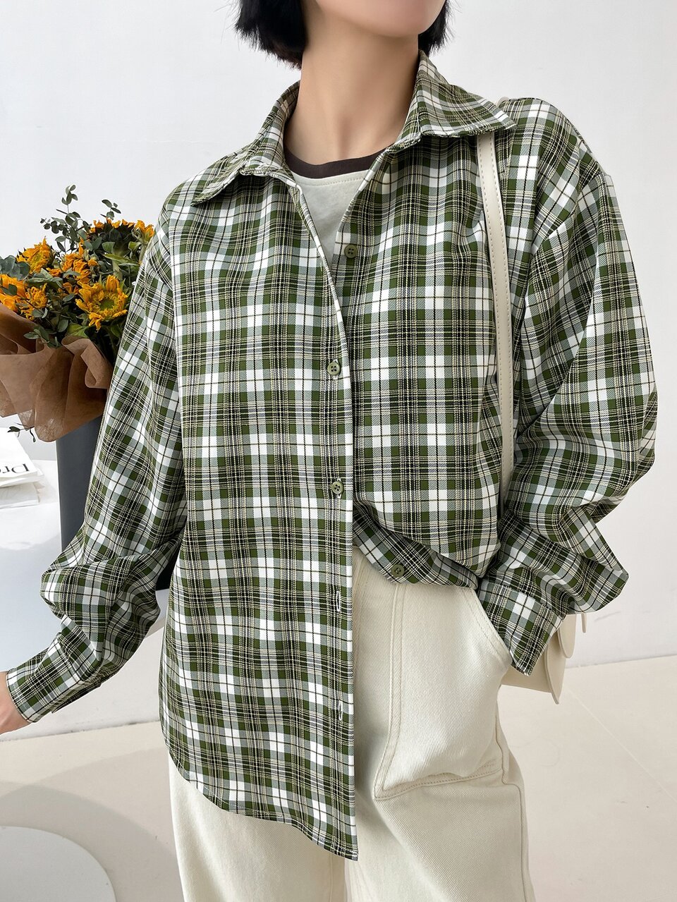 Tartan Drop Shoulder Shirt