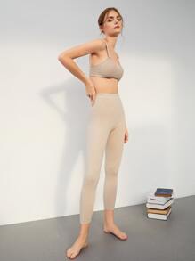 SHEIN Cashmere 3-Piece Lounge Set - Apricot - View 6