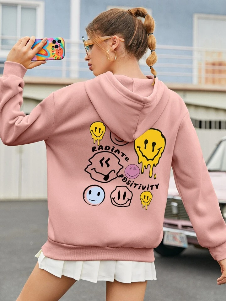 shein smiley face hoodie