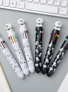 1pc Cartoon Graphic Random Color Ballpoint Pen - Multicolor - View 2