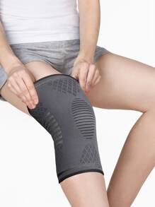 1入組運動膝蓋墊 - 黑色 - 查看 7