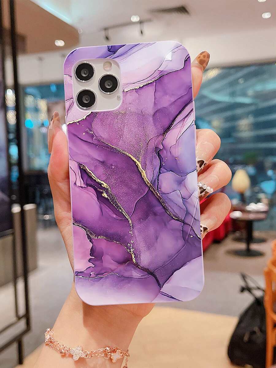 Marble Pattern Phone Case - Multicolor - View 1