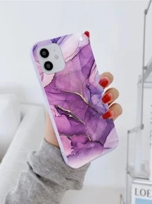 Marble Pattern Phone Case - Multicolor - View 2