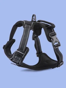 Arnés para mascotas transpirable - Negro - Ver 2