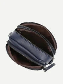 Tối giản Da giả Mini Vải in nổi Trang trí khảm nạm Túi đeo chéo , Đối với phụ nữ , & Cổ cồn trắng Công nhân
工人 , Đối với Lady , Cho Nữ Đối với , Đối với - Màu xanh lam - Xem 7