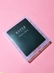 Mejora tu apariencia con 120 piezas de uñas postizas transparentes cuadradas largas para el hogar, bricolaje, salón de uñas, extensión de uñas - transparente - Ver 2