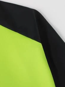 泳裝童裝,適合青春期男孩,恐龍印花,圓領設計,短袖套口 - 彩色 - 查看 4