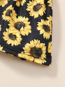 嬰兒印花荷葉邊洋裝 - 彩色 - 查看 4