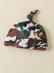 Bộ đồ Em bé Tương phản ràng buộc Con số Ngụy trang Slogan Giải trí - Nhiều màu - Xem 5