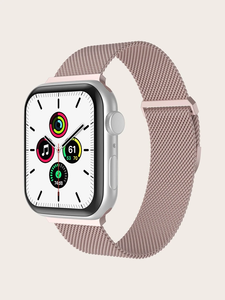 Mesh Watchband Tương thích với Apple Watch - Hồng - Xem 1