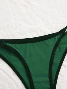 7 piezas Bragas unido en contraste - Multicolor - Ver 4