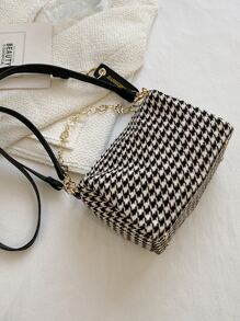Đồ họa Houndstooth Thư Patch trang trí Chuỗi Gầu múc , Vai , Cô gái , Đối với Cái túi , Ngoài trời , Du lịch , , Mua sắm , Ngày lễ - Nhiều màu - Xem 4
