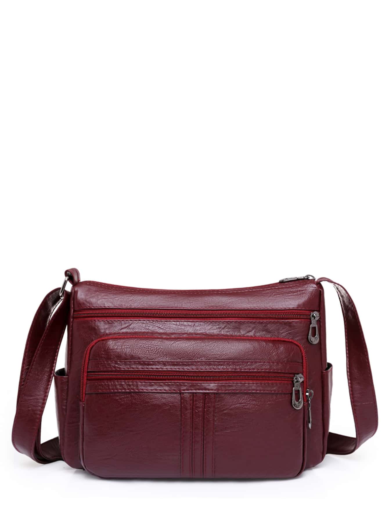 Vintage Design Multi-zip Crossbody Bag picture 8