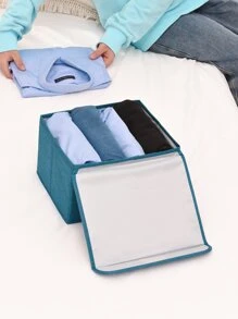 1 pieza Caja de almacenamiento de ropa - Agua verde azul - Ver 4