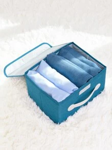1 pieza Caja de almacenamiento de ropa - Agua verde azul - Ver 5