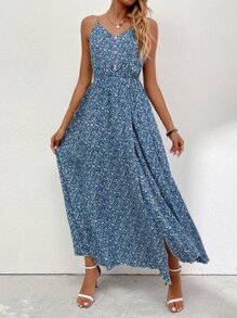 Đầm Trọn gói Tách cao Họa tiết hoa Boho - Nhiều màu - Xem 2