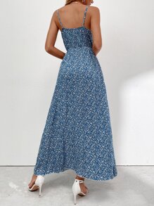 Đầm Trọn gói Tách cao Họa tiết hoa Boho - Nhiều màu - Xem 3