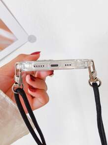 Floral Phone Case With Lanyard - Multicolor - View 3