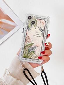 Floral Phone Case With Lanyard - Multicolor - View 5