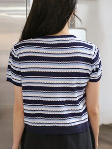 DAZY Áo nữ Sọc Giải trí - Nhiều màu - Xem 2