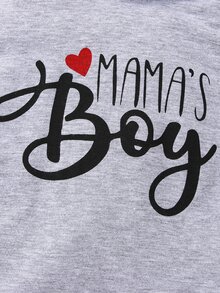 Đứa bé trai Đồ họa Khẩu hiệu Khối màu áo có mũ Áo thun & quần đùi - Nhiều màu - Xem 5