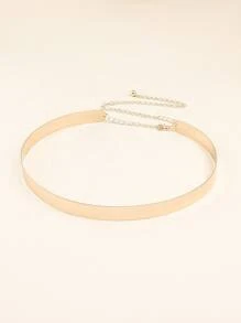 圓球吊墜皮帶 - 金色 - 查看 4